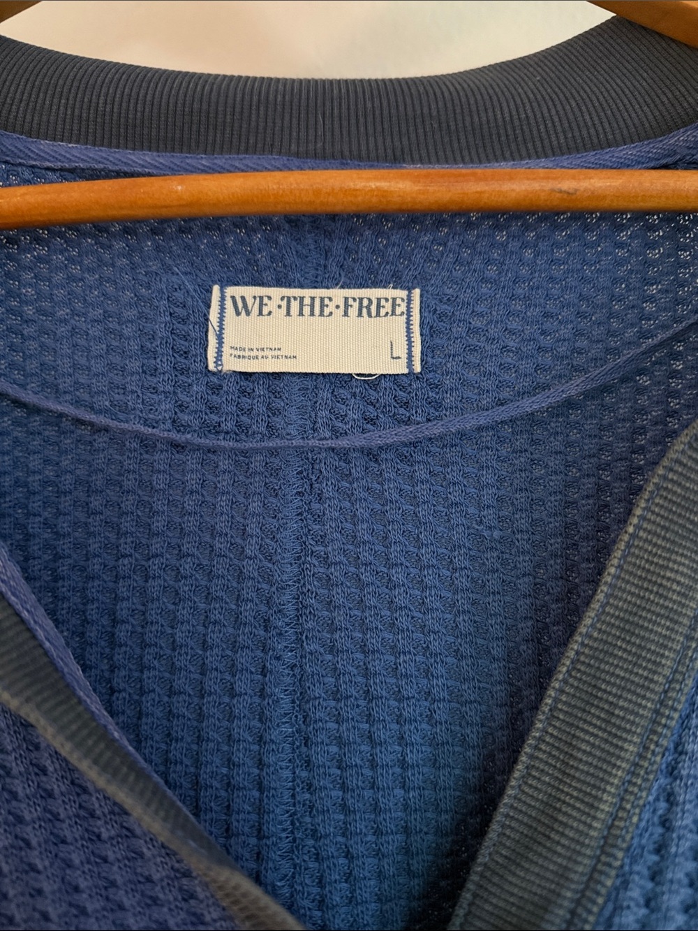 We The Free Travis Polo Top in Dutch Blue - Picture 4 of 6